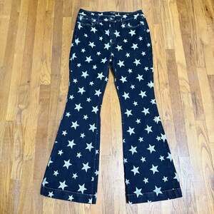 Judy Blue All Over Star Print Flare Jeans JB88662 size 15/32